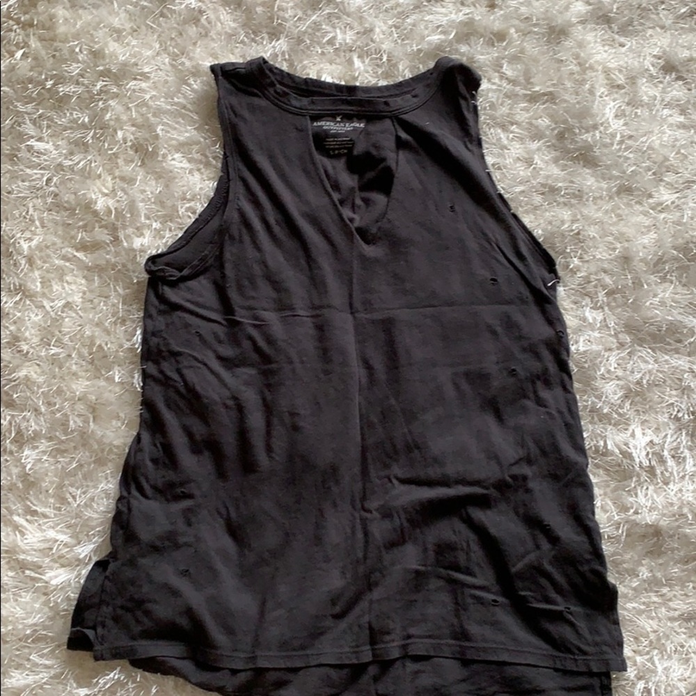 American Eagle Distressed Tank